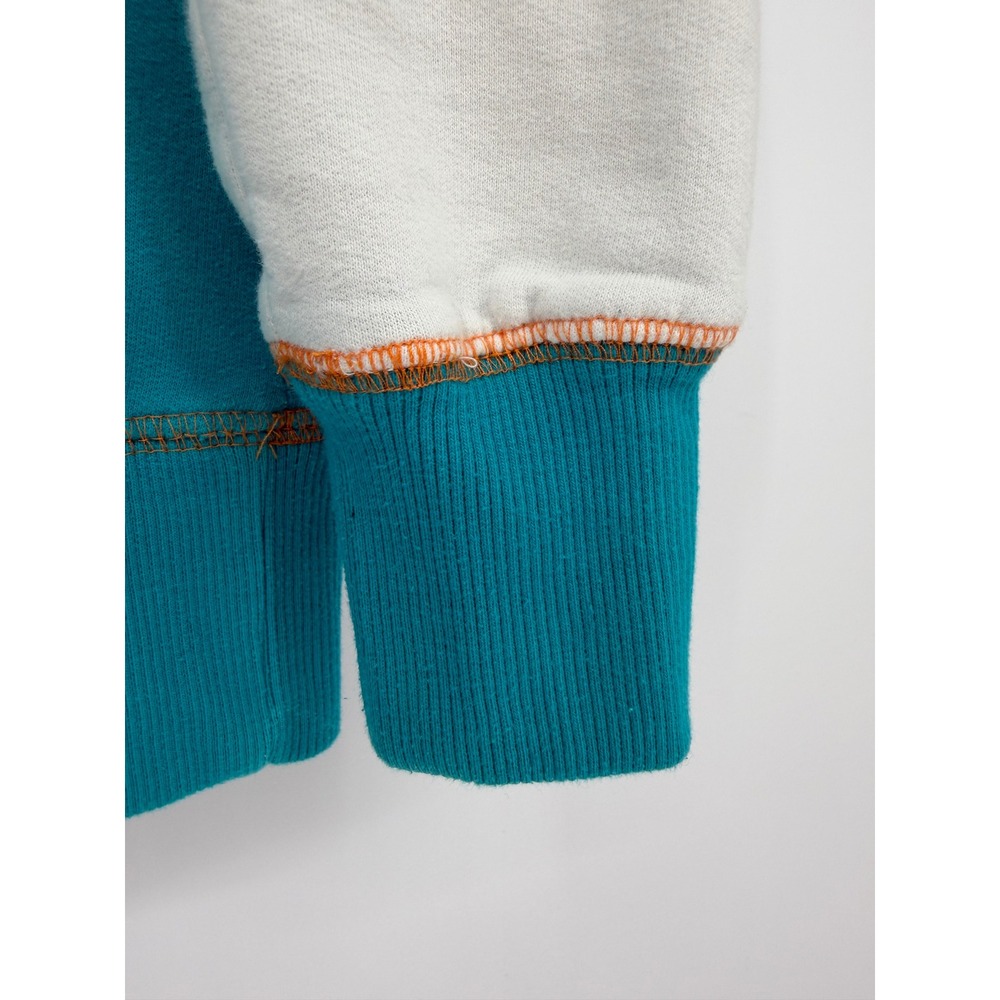 Majestic Miami Dolphins Hoodie Womens Small Teal NFL Pullover Sweatshirt - Picture 5 of 8